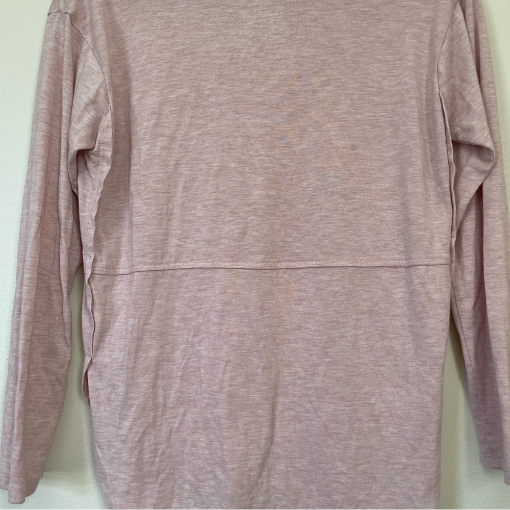 Faded Glory | Pink Hi Low Long Sleeve Tee | Size Small - Picture 11 of 13